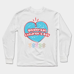 Loving heart for all children Long Sleeve T-Shirt